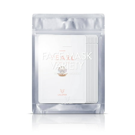 Lalafox Face Mask Variety Pack 8+1 Bonus (9 pieces) -