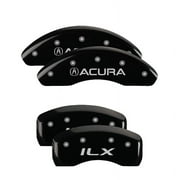 MGP 4 Caliper Covers Engraved Front & Rear MGP Black finish silver ch Fits select: 1999-2003 ACURA 3.2TL, 2001-2003 ACURA 3.2CL TYPE-S