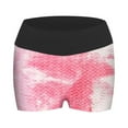 thumbnail image 3 of Mefallenssiah Femmes Hanche Taille Haute Yoga Impression Course Levage Short de Sport de Remise en Forme, 3 of 5