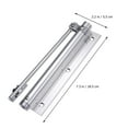 thumbnail image 4 of 1Pc 35KG Automatic Door Closer Home Use Concealed Door Spring Hinge Buffer Free Punching Automatic Door Closer Device (Bright Silver), 4 of 8
