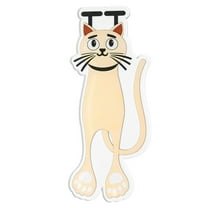 Cute Cat Bookmark Set - Colorful Flat Page Markers for Students, Back to School Supplies, Teacher Gifts | Ultra Thin Non-Slip Reading Accessories