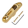 thumbnail image 3 of 6Pcs Electric Guitar Bridge Saddle String Individual Tailpiece Single Bridge Gold, 3 of 9