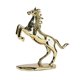 thumbnail image 1 of Estatua de caballo lisa, decoración de escritorio, brillante, resina decorativa, artesanía, decoración del hogar Caballo encabritado de oro, 1 of 9