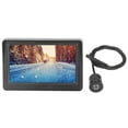 thumbnail image 4 of Backup Camera Monitor Kit, 2 Video Inputs Night Vision Weatherproof Car Rear View System  for RVs Trailers Trucks Pickups Round Camera,Butterfly Camera,4LED Light Camera,License, 4 of 7