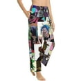 thumbnail image 2 of Music Poster Gorillaz Women's Pajama Pants Lounge Daily Novelty Cozy Sleep Bottoms Pants Sleepwear With Pockets, 2 of 8
