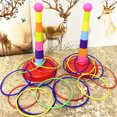 thumbnail image 1 of Juego de círculos para ni?os, virola, juguetes apilados, divertidos para interiores y exteriores, capas circulares interactivas para padres e hijos, regalo de educación temprana (con 12 anillos) ShuxiuWang 8390605084997, 1 of 1