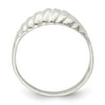 thumbnail image 2 of Sterling Silver Diamond-cut Domed Ring, 2 of 6