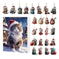 thumbnail image 1 of Calendario de Adviento de Navidad 2025, calendario de cuenta regresiva plano 2D con lindos gatos, decoración de animales 2024, suministros para fiestas de festivales de dibujos animados, 1 of 5