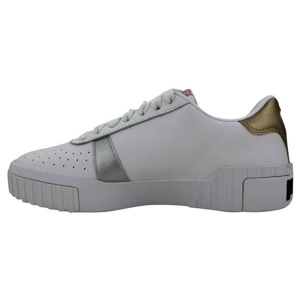 Puma Cali Hacked Metallic Puma White Puma Silver 373838 02 Women s