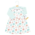 thumbnail image 2 of Hudson Baby Infant and Toddler Girls Cotton Dress and Cardigan Set, By The Sea, 3T, 2 of 5
