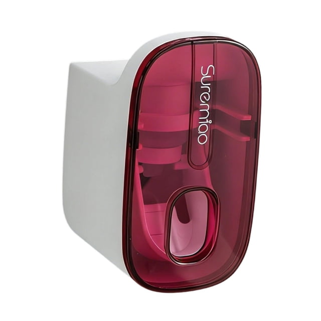 DOLITY Toothpaste Dispenser Gadget Organizer Lightweight Sturdy Toothpaste Squeezer Red