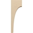 thumbnail image 3 of 6"W x 12"D x 36"H Thin Huntington Rough Cedar Woodgrain TimberThane Corbel, Primed Tan, 3 of 6