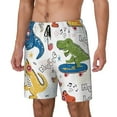 thumbnail image 2 of Haiem Dinosaur Men'S Quick-Dry Swim Trunks: Comfortable Beach Shorts With Mesh Lining And Pockets - Ideal For Swimming And Sunbathing Medium, 2 of 9