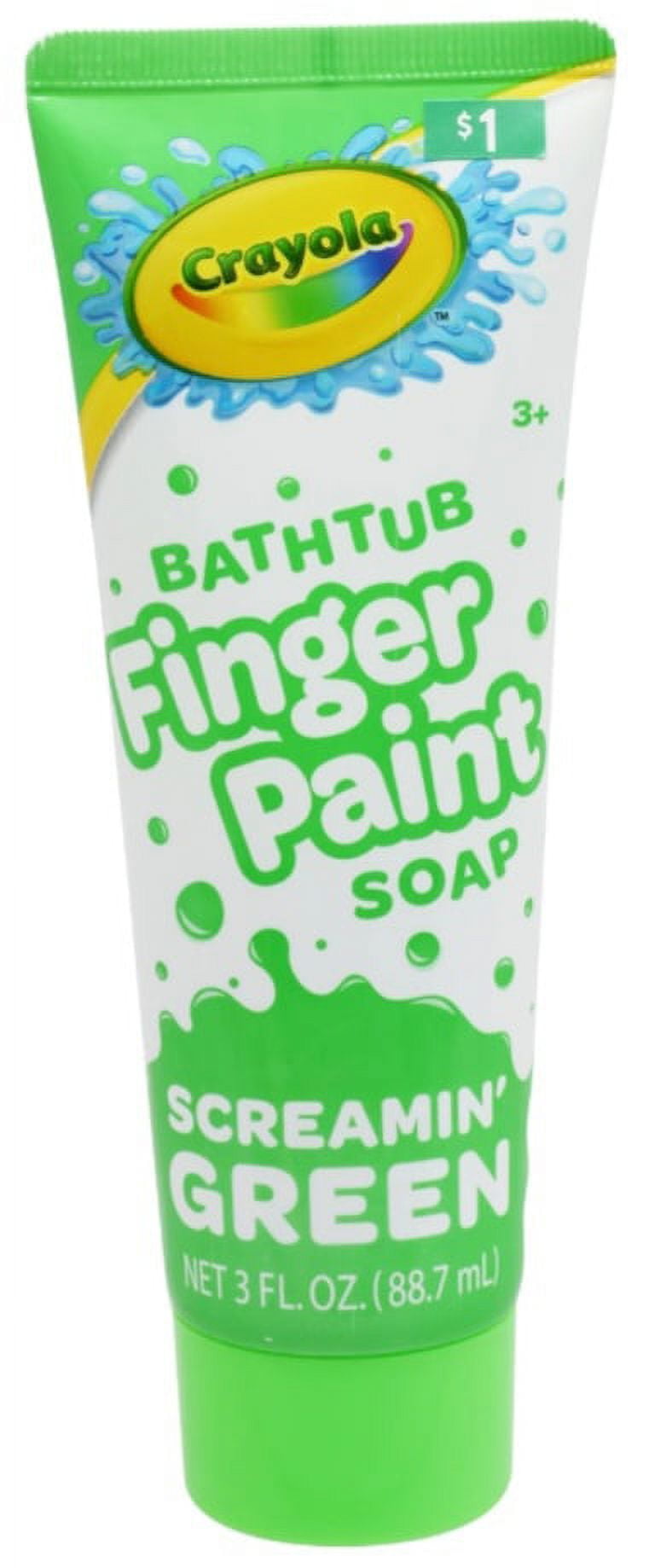 Bathtub finger paint soap by crayola 👍🏻👍🏻👏🏻👏🏻, painting