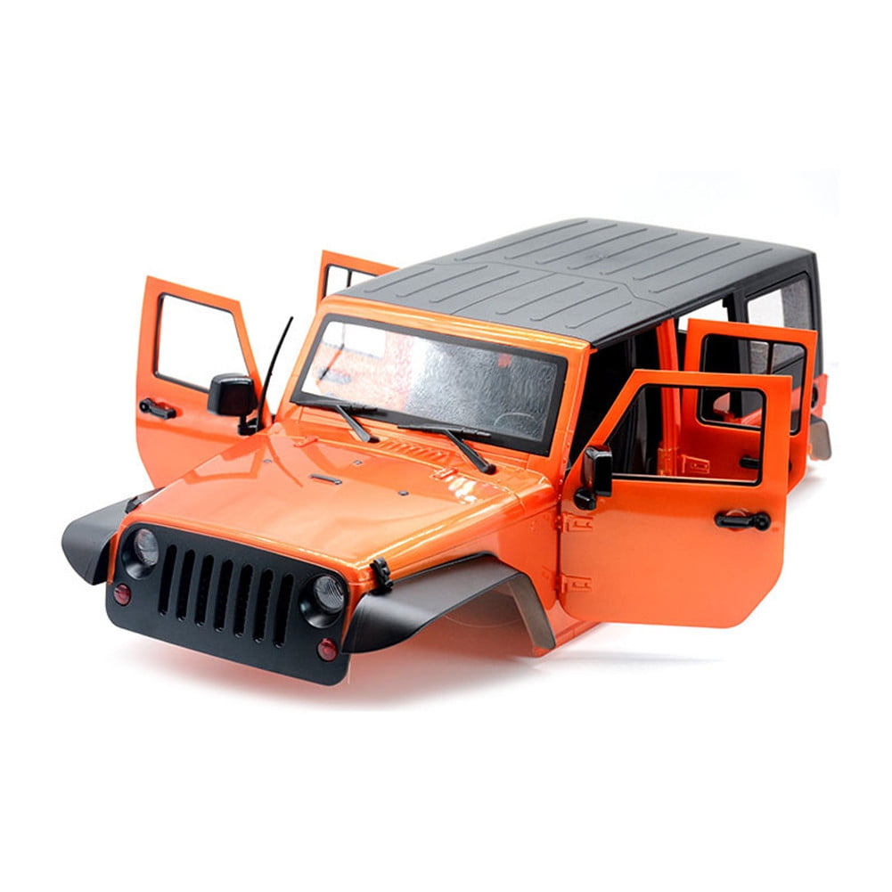 Unassembled  313mm Wheelbase Car Body Shell for 1/10 RC Crawler  Axial SCX11 SCX10 90046 90047 Jeep Wrangler Orange | Walmart Canada