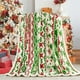 thumbnail image 1 of Manta Navideña de Franela Verde y Roja para Sofá | Manta de Forro Polar Suave, Cálida y Afelpada de 68 X 99 Cm | Manta Navideña Gruesa y Acogedora para Cama, Sala de Estar, Lavable a Máquina. Regalo, 1 of 6