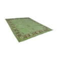 thumbnail image 6 of Overdyed Babür Green/Rust Rug, 8'0" x 9'9", 6 of 7