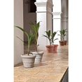 thumbnail image 4 of Crescent Garden Brunello Planter Classic Rolled-Rim Plant Pot 12-Inch (Weathered Stone), 4 of 5