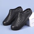 thumbnail image 3 of Sandalia Unisex de verano para chico grande, zapatilla con agujero de agua, sandalia de fondo suave para hombre y mujer, zapato antideslizante para playa, medio remolque, caverna, 3 of 5