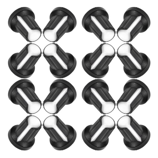 OULII 20Pcs Professional DJ Controller Knob Plastic Volume Control Knob White Music Lovers