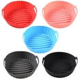 thumbnail image 4 of Homerr Grill Pan Roasting Pan Reusable Silicone Fryer Liners Easy to Clean Safe Eco Friendly Baking Pan, 4 of 7