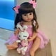 thumbnail image 2 of Muñeca Reborn de silicona realista de 55 cm con accesorios, 2 of 8