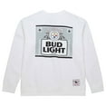 thumbnail image 2 of Men's Mitchell & Ness White Pittsburgh Steelers NFL x Bud Light The Crest Pullover Sweatshirt, 2 of 6