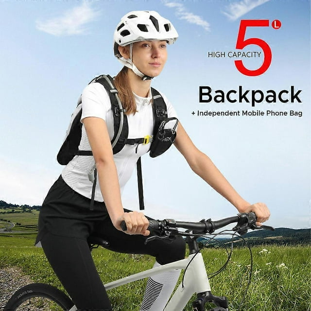 5L Hydration Pack Breathable Lightweight Water Backpack for Cycle Hiking Running