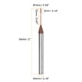 thumbnail image 2 of 2uds Cuadrado Nariz Extremo Molino 4mm Vástago 1mm x 12mm AlTiSin Recubierto Sólido Carburo 4 Flautas Extra Largo Fresado para Inoxidable Acero Aleación Endurecido Acero Unique Bargains, 2 of 6