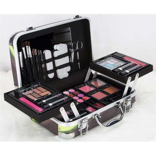 Retro Girl 61pcs Makeup Gift Set with Extendable Trays and Mirror