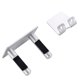 thumbnail image 1 of Ounissouiy Colgador de soporte de montaje en pared, soporte adhesivo autoadhesivo, gancho sin taladro, estante de almacenamiento, reemplazo de Juegos de accesorios de baño Plata, 1 of 6