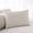 Ivory White, variant on Teal Oversized Pillow Covers, Turquoise Pure Teal Soft Breathable Throw Pillow Cases with Invisible Zipper, Decorative Pillowcase Pillows Protectors for Sofa Bed Couch 24"x36"