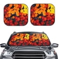 thumbnail image 2 of Fotbe Marigold Flowers In Different Colors Juego de 2 Piezas de Parasoles para Parabrisas | Bloqueador Solar para Auto | Accesorios Plegables para Protección Solar Interior-Medium, 2 of 6