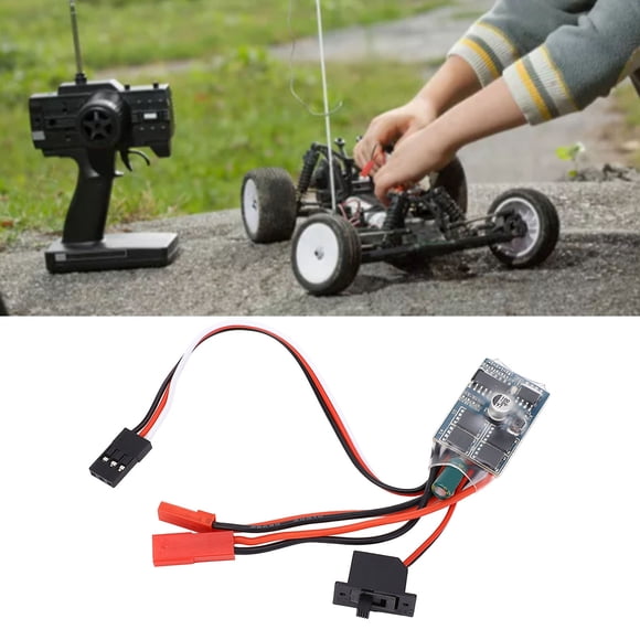 35A Brushed Speed Controller, 45A Current 5V/1A 35A Brushed ESC High Power Bidirectional for 1/16 1/18 1/24 RC Cars Boats for 130 180 260 280 380 Motor