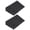 Black,100, variant on Porfeet 1 Pair Heavy-Duty Rubber Car Ramps, Non-Slip Industrial Shed Ramp, 6" Height, Supports 7000LBS, Driveway Ramp for Wheelchairs, Cars, Scooters and Motorcycles,Black