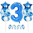 thumbnail image 4 of tredstone Birthday Balloon Set Foil Balloon 1-8 Years Old Balloon Set Party Decoration 3 Number, 4 of 9