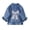 B-Dark Blue2, variant on Kids Girls Winter Coats & Jacket Long Sleeve Lapel Back Bow Lace Embroidery Coat Cute Top Jeans Jacket Button Down Tops with Pockets Coat Outerwear for Kids A-Pink 3-4 T