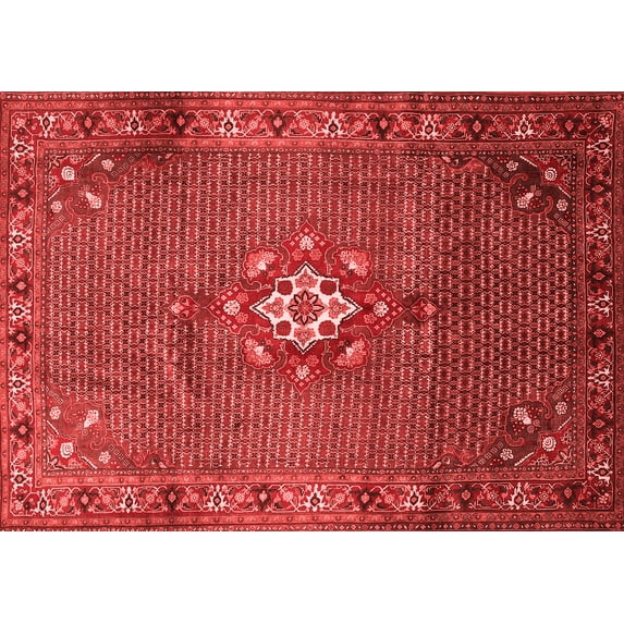 Ahgly Company Indoor Rectangle Persian Red Traditional Area Rugs, 6' x 9'