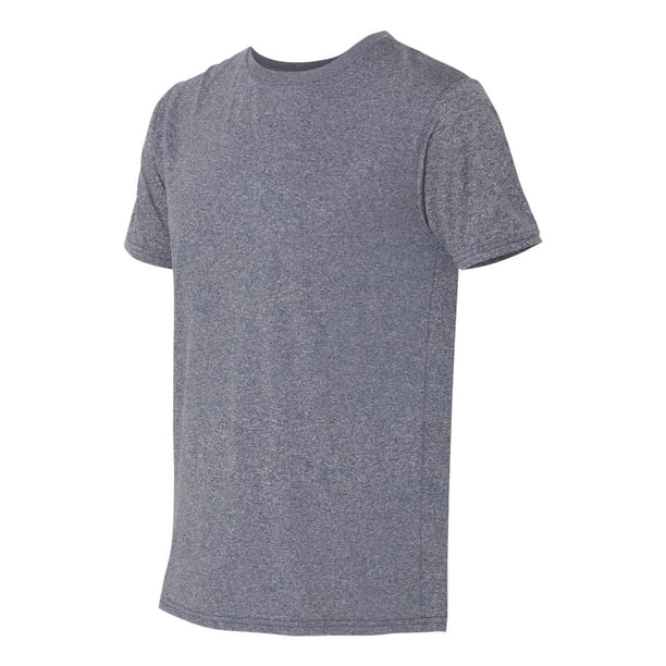 Gildan - Camiseta de manga corta modelo Core para hombre (Azul Marino Jaspeado Deportivo)