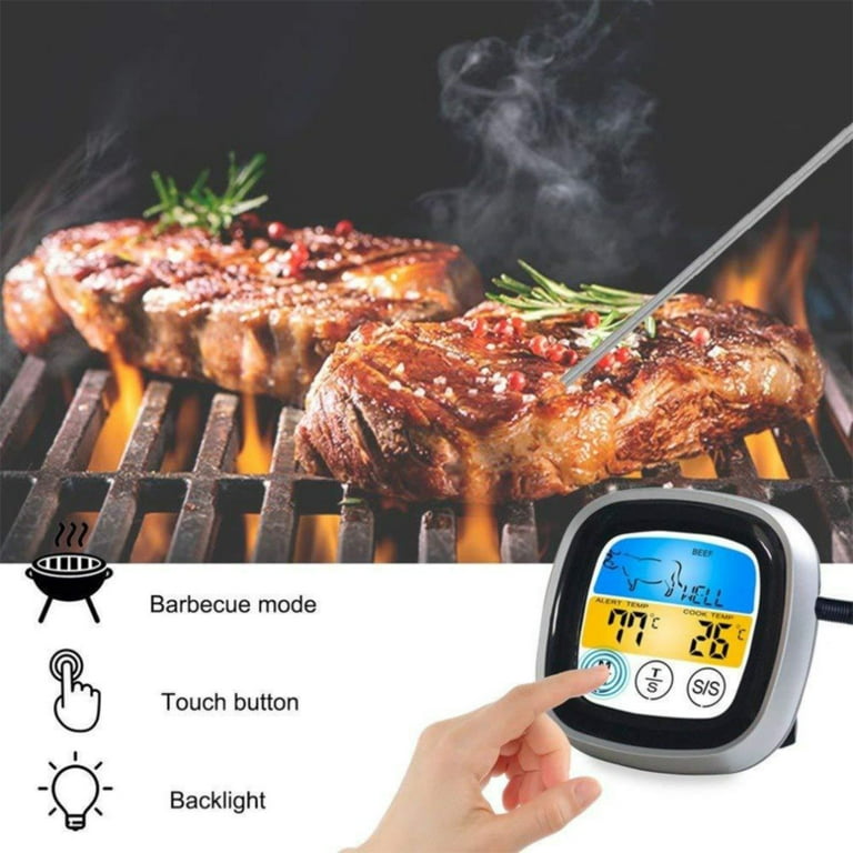 Rechargeable Digital Meat Thermometer with LED Screen – JoyOuce