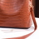 thumbnail image 5 of Bolsos cruzados de mujer jinwen PU tipo cubo asa superior gran capacidad Café, 5 of 7