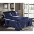 thumbnail image 3 of Satin Pillowcase Queen [2-Pack, Midnight Blue] - Hotel Luxury Silky Pillow Cases for Hair and Skin - Extra Soft 1800 Double Brushed Microfiber Pillow Covers, 3 of 3