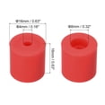 thumbnail image 2 of Silicone Leveling Column Silicone Buffer 16mm Red Heat-Resistant for 3D Printer Hot Bed 4pcs, 2 of 4