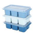thumbnail image 5 of Versatile Silicone Freezer Molds, Easy Ice Release for Ice, Baby Food Storage, Cold Brew Cubes, and More, with Removable Lids and Portion Control, Dishwasher Safe (3Pcs), 5 of 8