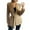 Khaki, variant on Lindreshi Cardigan Sweaters for Women Lightweight Women Business Attire Solid Color Long Sleeve Cardigan Top Jacket Coat with Pocket and Belt