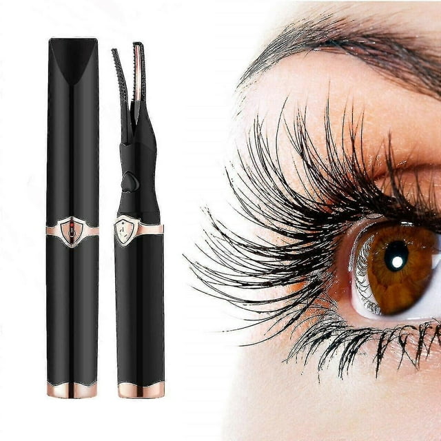 Electric Heated Eyelash Curler Usb Rechargeable Makeup Curling Tool Long Lasting Indoor
