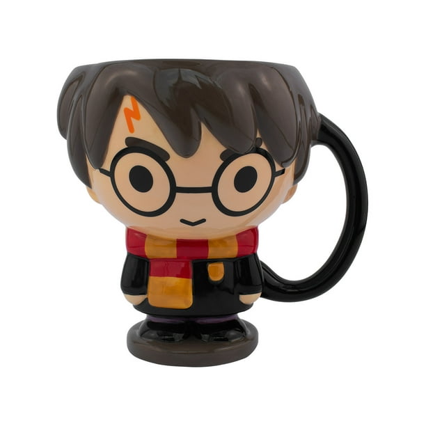 Taza Grande de cerámica 3D Ambient 21 Harry Potter Cuerpo completo Estilo chibi 591 ml