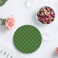 thumbnail image 3 of FMSHPON Merry Christmas Set of 6 Round Coaster for Drinks, Absorbent Ceramic Stone Coasters Cup Mat with Cork Base for Home Kitchen Room Coffee Table Bar Decor, 3 of 5