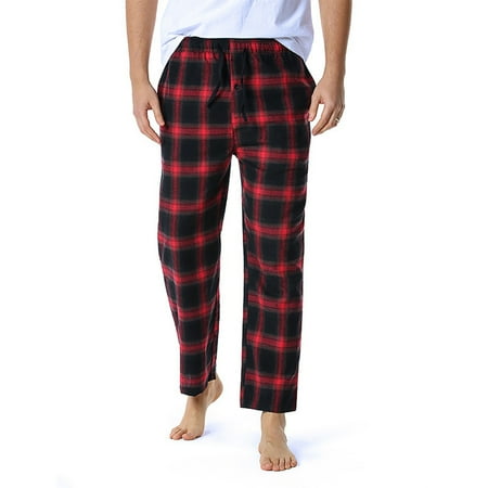 

Fragarn Men s pants Fashion Men s Casual Plaid Loose Sport Plaid Pajama Pants Trousers