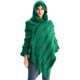 thumbnail image 4 of Suéter de punto bohemio para mujer, otoño e invierno, talla grande, con capucha, chal, poncho, chal de punto, capa, borla, 4 of 6